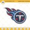 Tennessee Titans Logo Embroidery Files, NFL Football Team Machine Embroidery Designs
