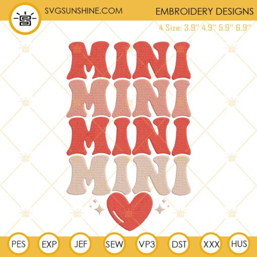 Valentine's Day Mini Machine Embroidery Designs