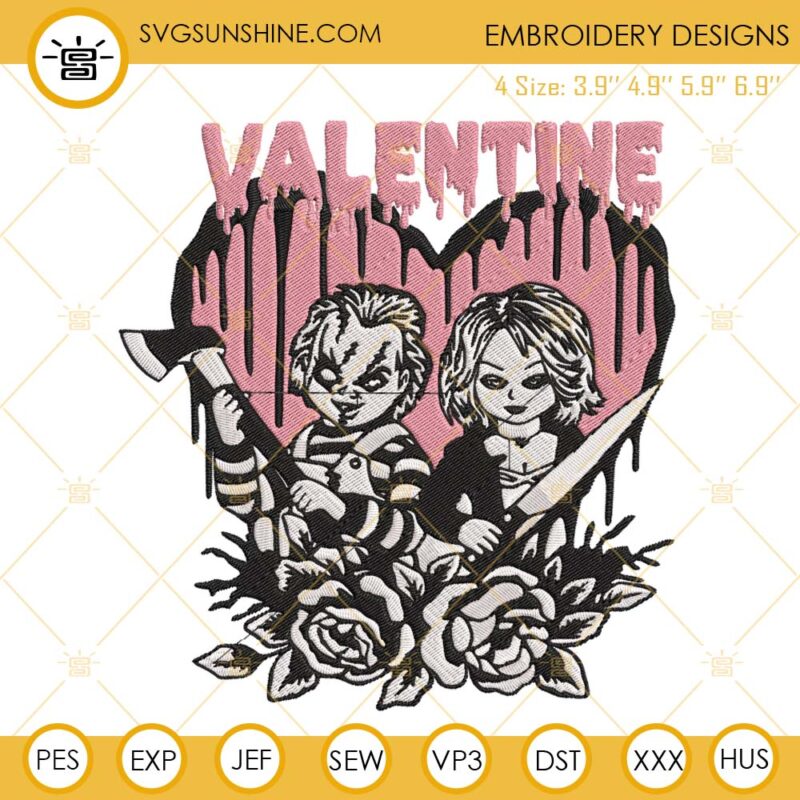 Scream Call Me Embroidery Files Ghostface Valentine Embroidery Designs 