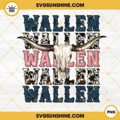 Wallen Western Cow Skull PNG, Bull Skull PNG, Country Music PNG Digital File