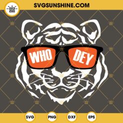 Who Dey Tiger SVG, Bengals SVG, Who Dey SVG, Tiger SVG, Cincinnati Football SVG