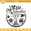 World Traveler Embroidery Designs, Disney Family Vacation Embroidery Files