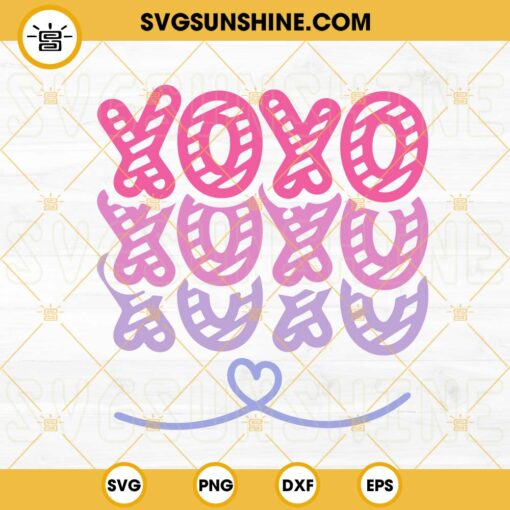 Xoxo SVG, Love SVG, Valentines Vibes SVG, Valentine’s Day SVG PNG DXF EPS Files