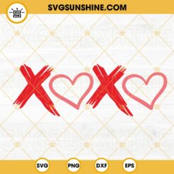 Xoxo SVG, Cute Valentines SVG, Love SVG, Heart SVG, Valentine's Day SVG PNG DXF EPS Files