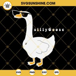 Silly Goose SVG, Funny Goose SVG PNG DXF EPS Cricut Silhouette