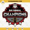 Georgia Bulldogs National Champions SVG PNG DXF EPS Cut File Layered Cricut Silhouette