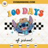 Stitch Bad Bunny 100 Days Of School SVG PNG DXF EPS Cricut Files