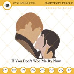 If You Dont Woe Me By Now Embroidery Files, Wednesday Addams Valentine Embroidery Designs