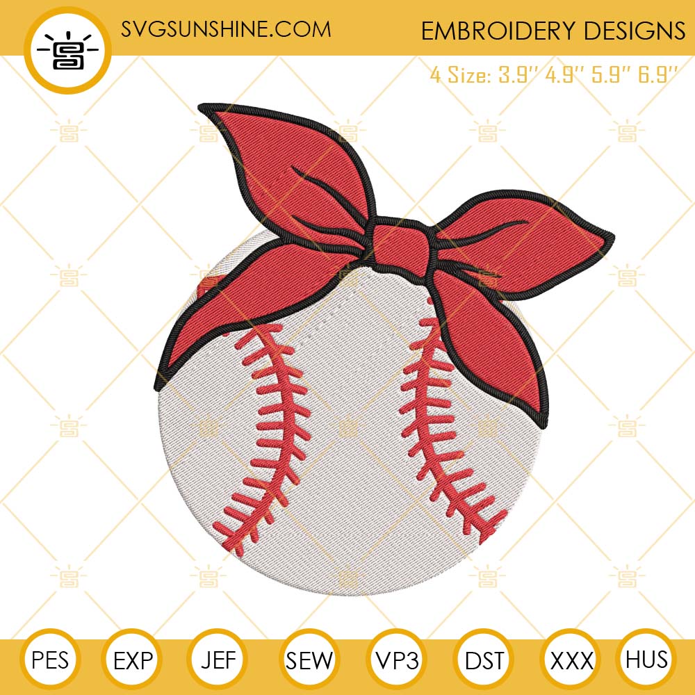 Baseball Mom Embroidery Designs, Baseball Embroidery Files