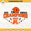 Bengals AFC Champions 2023 SVG, Cincinnati Bengals SVG PNG DXF EPS
