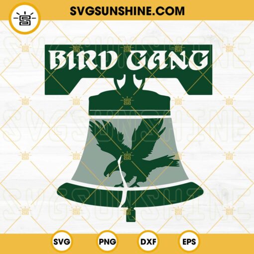 Bird Gang SVG, Philly SVG, Philadelphia Eagles SVG PNG DXF EPS Files Cricut