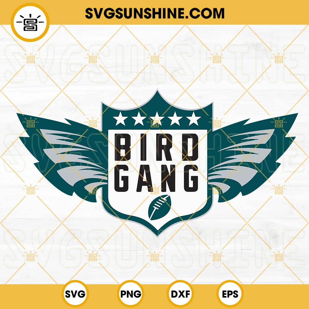 Philadelphia Eagles Bird Gang Svg Graphic Designs Files