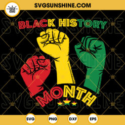 Black History Month 2023 SVG, African American SVG PNG DXF EPS Files
