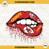 Kansas City Chiefs Lips PNG, NFL Football Team PNG Digital Download