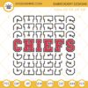 Chiefs Embroidery Design, Kansas City Chiefs Embroidery File