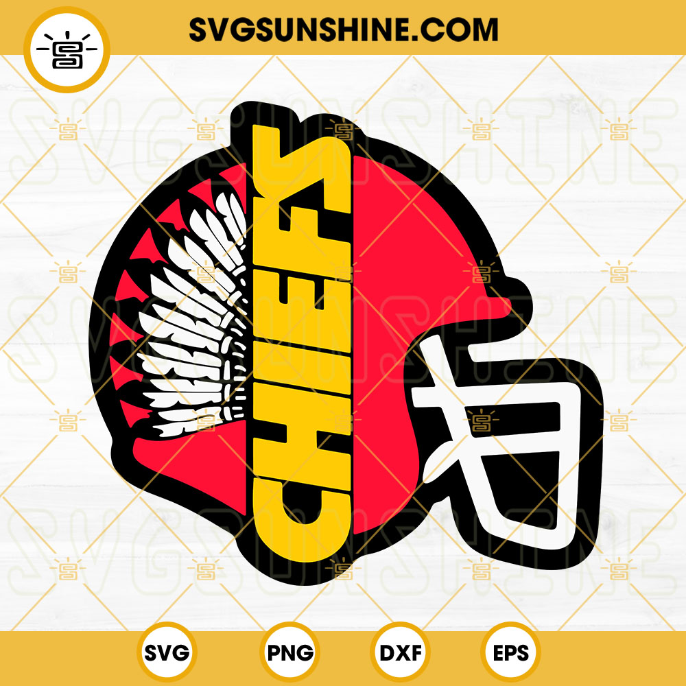 Kansas City Chiefs Helmet Clipart SVG