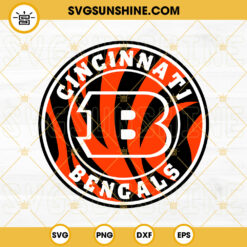 Cincinnati Bengals Logo SVG, NFL Football Team SVG PNG DXF EPS Digital Download
