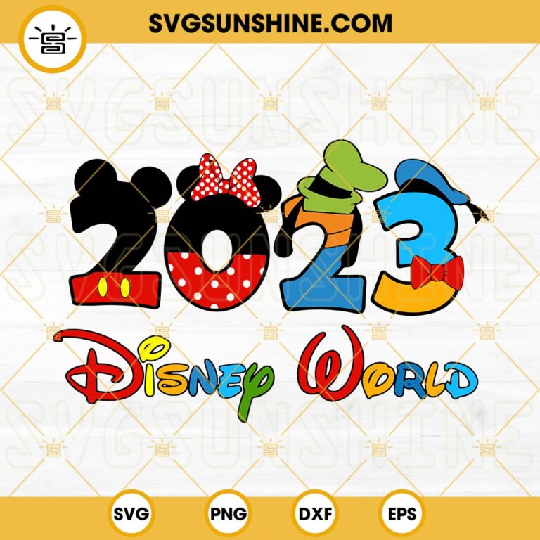 Disney World 2023 SVG, Disney Family Trip SVG, Disneyworld 2023 SVG