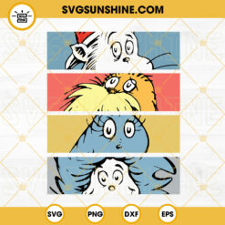 Fox In Socks SVG, Read Across America SVG, Dr Seuss SVG PNG DXF EPS Cut Files