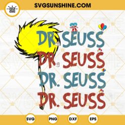 Dr Seuss SVG PNG DXF EPS Files For Cricut