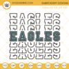 Eagles Embroidery Designs, Philadelphia Eagles Embroidery Files