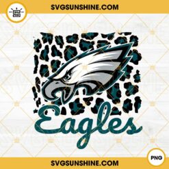 Eagles Leopard PNG, Philadelphia Eagles PNG, NFL Football Team PNG Digital Download