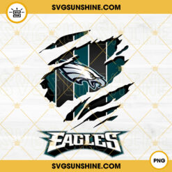 Eagles Ripped PNG, Philadelphia Eagles PNG, NFL Team PNG Sublimation