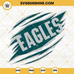 Eagles Ripped SVG, Eagles SVG, Football SVG, Philadelphia Eagles SVG PNG DXF EPS Files