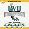 Philadelphia Eagles SVG, Super Bowl LVII Champions SVG, Eagles SVG, NFL SVG
