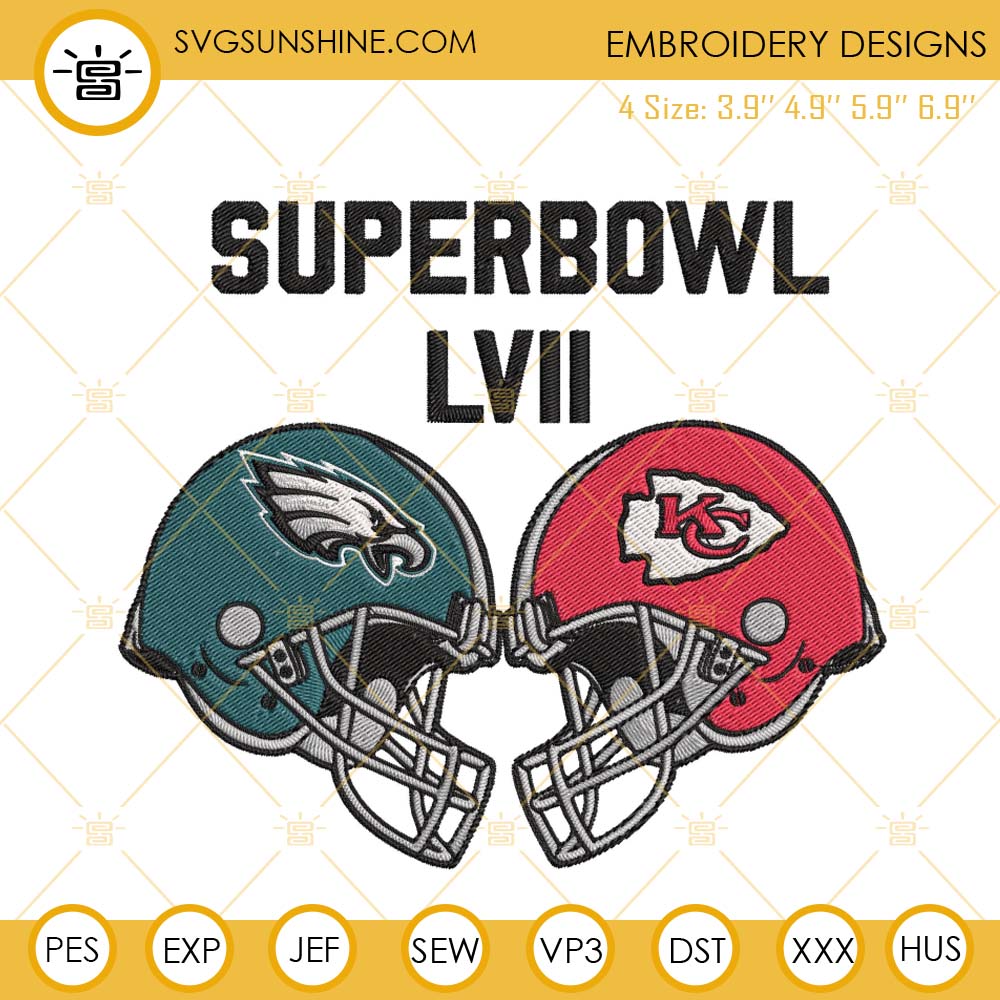 Super Bowl LVII 57 Embroidered Patch Iron/Sew On 2023 Chiefs~FREE Mail