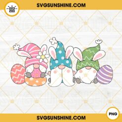 Easter Bunny Gnome Love PNG, Cute Easter PNG Instant Download