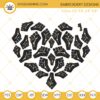 Fist Heart Embroidery Designs, Black Lives Matter Embroidery Files
