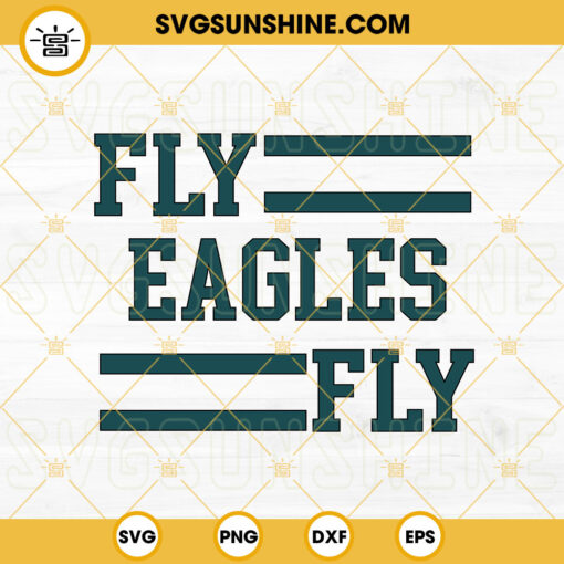 Fly Eagles Fly SVG, Philadelphia Football SVG, Eagles Super Bowl SVG PNG DXF EPS Cricut