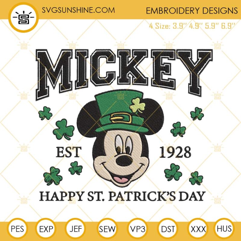 mickey st patricks day pin