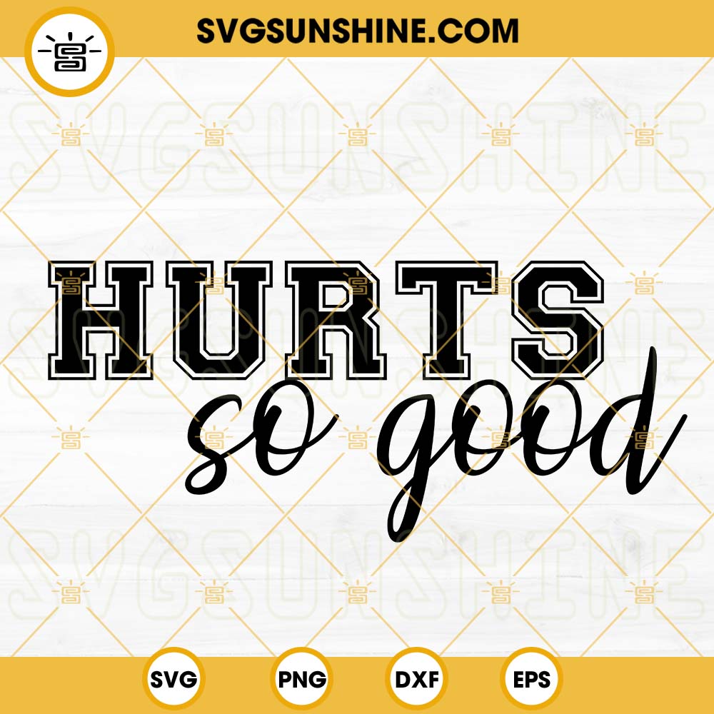 Love Hurts SVG, Hurt So Good SVG, Jalen Hurts SVG