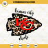 Kansas City Chiefs Leopard Logo SVG, KC Football Team SVG PNG DXF EPS Cut Files