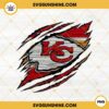 Kansas City Chiefs Ripped Claw PNG, KC Chiefs Football PNG, NFL Team PNG Digital Download