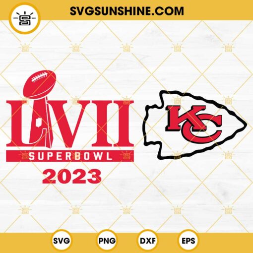 Kansas City Chiefs Super Bowl 2023 SVG PNG DXF EPS Cut Files For Cricut Silhouette