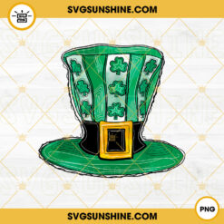 Leprechaun Hat PNG, Irish Hat PNG, Clover PNG, St Patrick's Day PNG Download