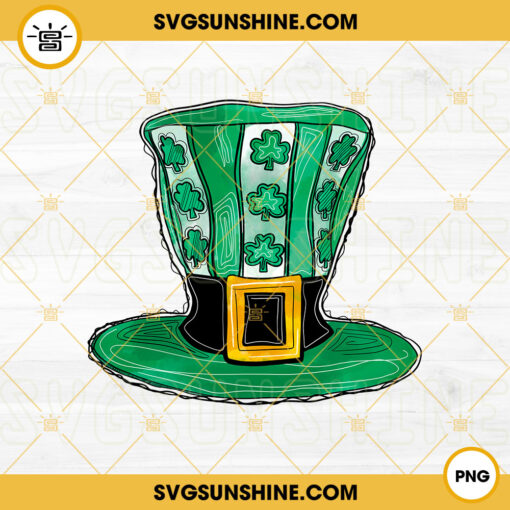 Leprechaun Hat PNG, Irish Hat PNG, Clover PNG, St Patrick's Day PNG Download