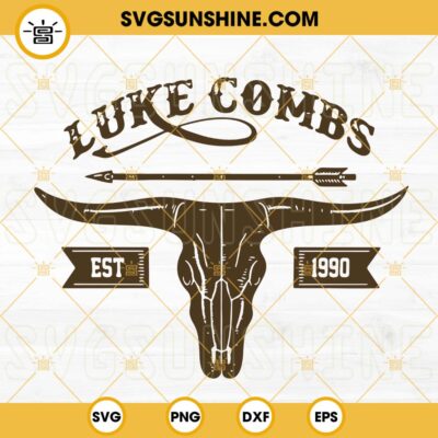 Luke Combs SVG, Singers Musicians SVG, Country Music SVG DXF EPS PNG ...