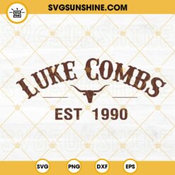 Luke Combs Embroidery Designs, American Country Music Singer Embroidery Files