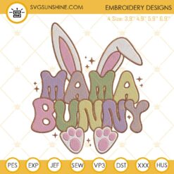 Happy Easter Embroidery Designs, Easter Embroidery Design File, Easter Bunny Embroidery Files
