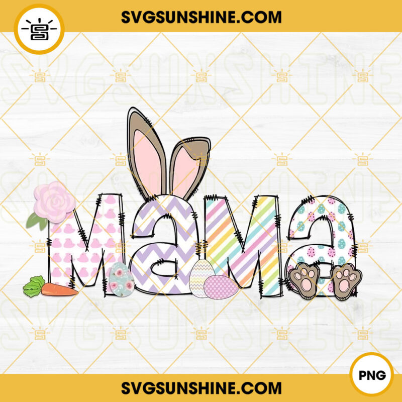 Mama Easter PNG, Mama Bunny PNG, Easter Mom PNG, Happy Easter PNG ...