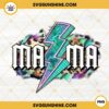 Mama Lightning Bolt Cheetah PNG, Rock Mama PNG, Vintage Mom PNG, Mother's Day PNG Download