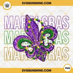 Mardi Gras Glitter PNG, Fleur De Lis PNG, Mardi Gras Png Design