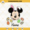 Mickey Easter Bunny SVG, Easter Eggs SVG, Disney Easter SVG PNG DXF EPS Files