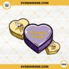 Minnesota Vikings Conversation Hearts PNG, Vikings Football Love PNG Sublimation Download