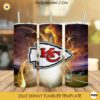 Kansas City Chiefs 20oz Skinny Tumbler PNG, Chiefs Football Team Tumbler Design PNG