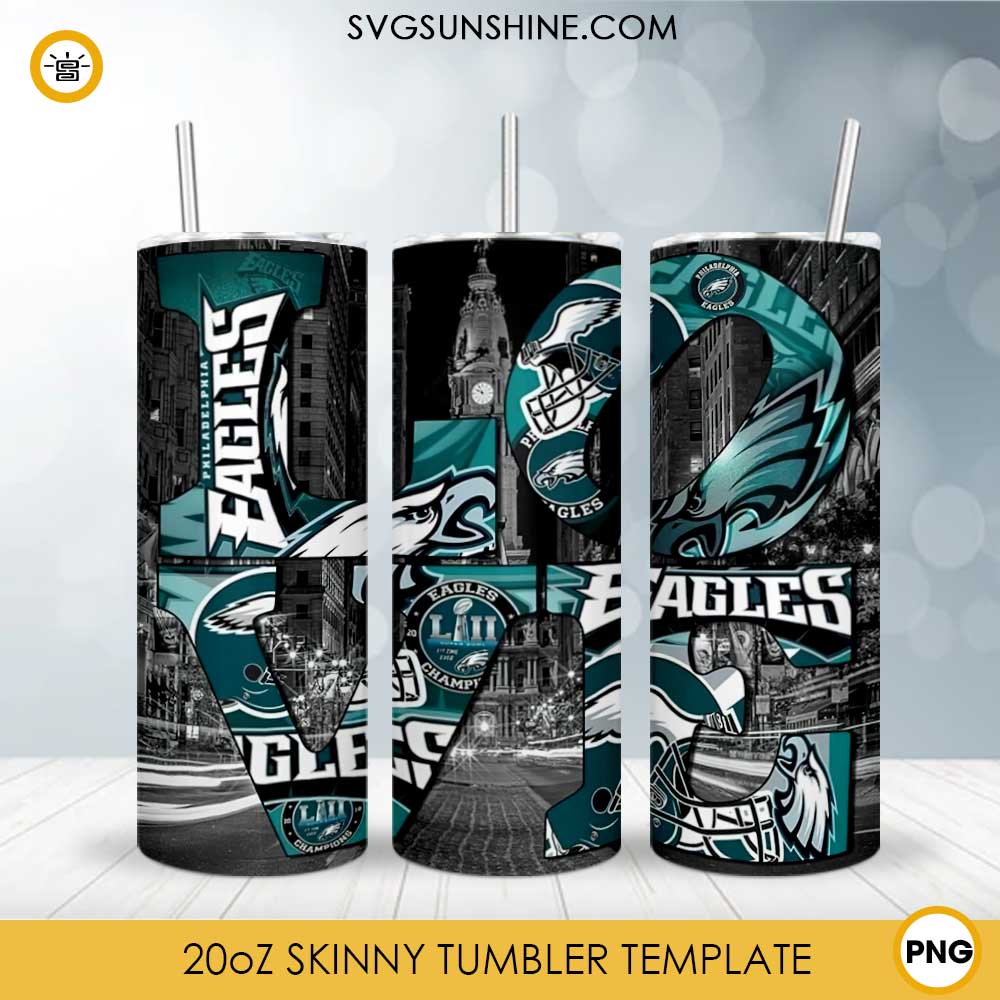 Eagles Football Png ,Football Tumbler Png ,Nfl Tumbler Wrap 11 –  Tumblerluxury